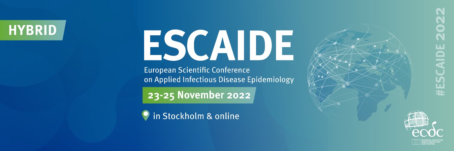 OFFICIALLY: A participant in ESCAIDE 2022 in Stockholm